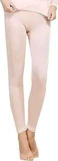 [Generic] Women Mulberry Silk Thermal Long Johns Underwear Bottom Lightweight Silk Leggings Base Layer Pants
