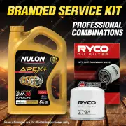 Ryco Oil Filter 5L APX5W30D1 Engine Oil Kit for Mitsubishi Colt RG Turbo