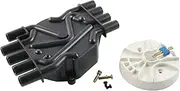 Chamixx Distributor Cap Kit 8M0061335 898253T29 8M0060495 Compatible With Mercury MerCruiser 5.0L 5.7L 6.2L Alpha Bravo For Volvo Penta 225 270 280 300 320 HP Sterndrive Engines For Quicksilver
