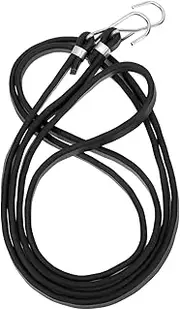 HOMSFOU 2pcs High Elastic Tension Belts Durable Cargo Straps with Hooks for Bike and Motorcycle Luggage Binding Heavy Duty Elastic Straps for Secure Transport and Storage