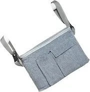 Stroller Caddy, Double Jogging Stroller Stroller Accessories with Cmultiple Compartments and Shoulder Strap from Dust and Other Contaminants for Stroller Accessories