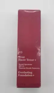 CLARINS EVERLASTING FOUNDATION TITANIUM DIOXIDE SUNSCREEN SPF 15 113 CHESTNUT