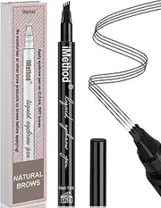 iMethod Eyebrow Pen - iMethod Eyebrow Pencil with a Micro-Fork Tip Applicator Creates Natural Looking Brows Effortlessly and Stays on All Day, Black/Brown