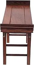 Levemolo Altar Table: Japanese Style Tea Table Wood Pedestal Stand for Display Dec