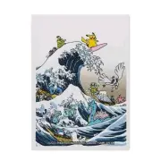 Pokemon Center Great Wave Pikachu and Friends Card Sleeves New (65 Sleeves)