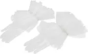 [SAFIGLE] 1 pair Elegant Pearl Designed Wedding Bridal Gloves for Weddings Parties and Formal Events Comfortable Skin Friendly Chic Design for Stunning Elegance