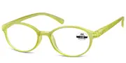 Oval Full Rim Plastic Men's Glasses Green Size +1.00 - Lenses Included - Private Health Rebate - Blue Light Block Available - SmartBuy Readers