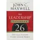 The Leadership Handbook: 26 Critical Lessons Every Leader Needs