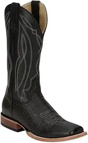 [Tony Lama] Mens Sealy Square Toe Black Boots