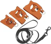 Gatuida 1 Set Small Animal Harness with Rope Adjustable Vest for Reptiles Lightweight Design for Bearded Dragons and Other Pets for Outdoor Travel and Easy Handling