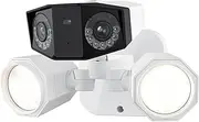 Duo Floodlight Series Dual Lens 4K PoE Security Camera 8MP Outdoor CCTV WiFi IP Camera Smart Home Surveillance Cameras(WiFi CAM ADD Light_PAL)