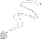 ROMISBABA Stainless Steel Pet Ashes Keepsake Jewelry for Dog Cat Memorial Elegant Heart Pendant for Cherished Remembrance Durable and Portable Cremation Pendant
