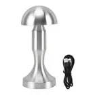 Mushroom Rechargeable Battery-powered Cordless Table Lamp 3-color Dimmable Touch