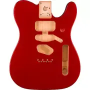 Genuine Fender Deluxe Series Telecaster SSH Alder Body, Candy Apple Red