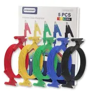 5 Pcs Heavy Duty Alligator Clips Electrical, Dual Ended Alligator Clip Leads