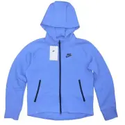 Nike Tech Fleece Periwinkle Blue Full Zip Hoodie Jacket, Size Medium FD2979-450