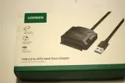 UGREEN USB 3.0 TO SATA HARD DRIVE POWER ADAPTER FOR 2.5"/3.5"