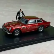 DCM 1/64 Scale Aston Martin DB5 Red Diecast Car Model Toy Gift in box