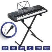 Digital Music Piano Keyboard - Portable Electronic Instrument w Stand - 61 Key