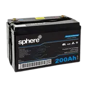 Sphere 12V 200AH Lithium Rechargeable Prismatic Battery