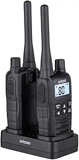 [ORICOM] UHF2400 2 Watt Handheld UHF CB Radio Twin Pack - LED torch, 80 channels, Duplex, CTCSS DCS codes, Backlit display, Dual watch, Channel scan, VOX