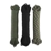 Strong and Reliable 4mm 550 Parachute Cord Essential Outdoor Equipment