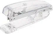 HOODANCOS 1Pc Transparent Stapler Lightweight Binding Machine for Office and School Use Quick Stapling Tool for Papers and Books Present for Students and Colleagues