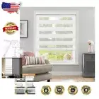 Luxurious Zebra Roller Blinds 24"W x 72"H – Ideal for Bedrooms or Home Offices