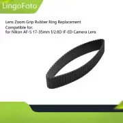 Lens Zoom Grip Rubber Ring Replacement for Nikon AF-S 17-35mm f/2.8D IF-ED Lens