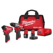 M12 FUEL 12-Volt Lithium-Ion Brushless Cordless Hammer Drill and Impact Driver
