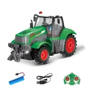 Landi QH205 1/24 27MHZ 4CH RC Car Farmer Series Wood Simulated Transport Model Light Sound Remote Control Toys Boys Dump