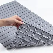 Shower Mat Non Slip - Bathtub Mat Machine Washable Anti Slip Bath Mat for Tub, Quick Drain Tub Mat with Suction Cups for Bathroom