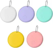 5 Pack Air Tags Tracker Finders Work for Apple Find My (iOS Only) IP68 Waterproof Smart Tag Tracker Item Finder for Key, Backpack, Wallet