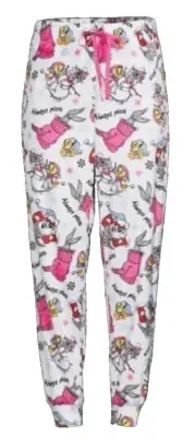 NEW Childs Small 4-6 Sleep Jogger Pajama Pants Looney Tunes Super Soft Box B
