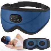 White Noise Sleep Mask, 3D Sleep Headphones with 16 Soothing Sounds, Bluetoot...