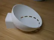 For Amazon Echo Dot Gen: 4th/5th Flat Wall Mount - 3d Printed