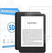 RSAquar 3 Pack Screen Protector for 6" Kindle 2024 and 2022 (11 Generation), Anti-Glare Matte Tempered Glass for Kindle Case Friendly