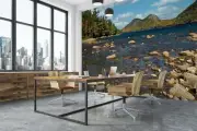 3D Ocean Stones O435 Wallpaper Wall Mural Self-adhesive Kathy Barefield Fay
