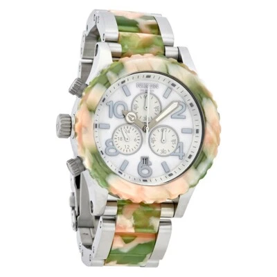 *New Condition* NIXON 42-20 CHRONO Mint Julep Quartz Steel Watch A0371539