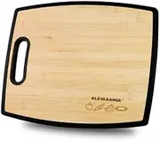 Kleva Range Genuine Bamboo and Polypropylene Reversible Chopping Boards - No More Cross Contamination! (Large (38x30cm))