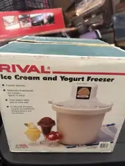 Open Box Rival Model 8401 4 QT Electric Ice Cream and Yogurt Freezer Maker