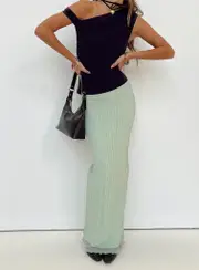 Heron Maxi Skirt Sage
