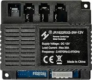 JR1922RXS-3W-12V Control Box for Kid Powered Ride On Tractor, Receiver Match 2.4G Bluetooth Remote Control Motherboard Ride On Car Replacement Parts