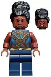 sh0735 sh735 - Lego Minifigure - Marvel - Shuri - Dark Blue Top