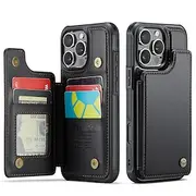 Phone Case For iPhone 16 Pro Max iPhone 15 iPhone 14 13 12 11 Pro Max Plus Flip Cover Kickstand Shockproof TPU PU Leather