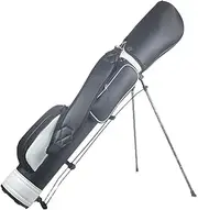 Golf Club Bag, Portable Golf Club Bag with 2 Way Top Dividers Hold 3 to 4 Clubs,Removable Shoulder Strap Lightweight Golf Bag with Stand, for Women Men Travel Training Club Garage