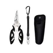 Fishing Pliers, Multi-Function Hook Remover Split Ring Fishing Gears Accessor...