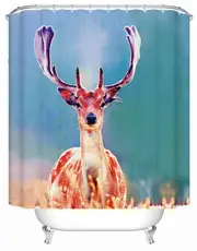 Sunshine Deer Shower Curtain