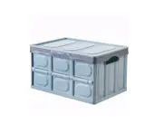 Car Storage Box Folding Receiving Box for Car Backup Box - BLUE