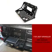 Car Tailgate Table Rack Shelf Foldable For Jeep Wrangler JK JL Black Accessories
